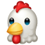 Chicken face emoji U+1F414 Chicken face emoji U+1F414