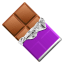 Bar of chocolate U+1F36B Bar of chocolate U+1F36B