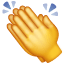 Battendo le mani Emoji U + 1F44F