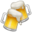Beer mugs emoji U+1F37B Beer mugs emoji U+1F37B