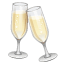 Champagne glasses Whatsapp U+1F942 Champagne glasses Whatsapp U+1F942