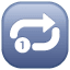 Symbol replay U+1F502 Symbol replay U+1F502