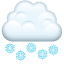 Snowfall emoji U+1F328 Snowfall emoji U+1F328