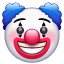 Clown emoji Whatsapp U + 1F921