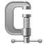 Metal screw clamp emoji U+1F5DC Metal screw clamp emoji U+1F5DC