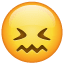 Emoji è sgomento Whatsapp U + 1F616