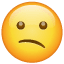 Emoji está confuso U + 1F615