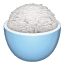 Cooked rice smiley U+1F35A Cooked rice smiley U+1F35A