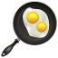 Fried egg emoji U+1F373 Fried egg emoji U+1F373