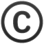 Copyright symbol U+A9 Copyright symbol U+A9