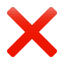 Cross mark Emoji U+274C Cross mark Emoji U+274C