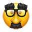 Disguised face smiley U+1F978 Disguised face smiley U+1F978