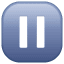 Pause button smiley U+23F8 Pause button smiley U+23F8