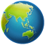 Globe Asia Australia U+1F30F Globe Asia Australia U+1F30F