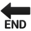 End arrow emoji U+1F51A End arrow emoji U+1F51A
