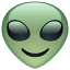 Emoji alieni Whatsapp U + 1F47D