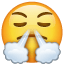Emoji trionfante Whatsapp U + 1F624