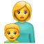 Madre figlio whatsapp U + 1F469 U + 1F466