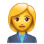Impiegata U + 1F469 ‍U + 1F4BC