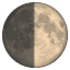 Waxing half moon emoji U+1F313 Waxing half moon emoji U+1F313