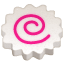 Pink spiral emoji Whatsapp U+1F365 Pink spiral emoji Whatsapp U+1F365