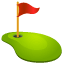 Golf hole with flag U+26F3 Golf hole with flag U+26F3