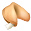 Fortune cookie emoji U+1F960 Fortune cookie emoji U+1F960