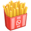 Fries smiley U+1F35F Fries smiley U+1F35F