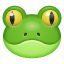 Laughing frog emoji Whatsapp U+1F438 Laughing frog emoji Whatsapp U+1F438
