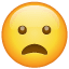 Whatsapp Smiley aggrotta le sopracciglia U + 1F626
