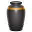 Urn emoji U+26B1 Urn emoji U+26B1