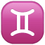 Gemini Emoji U+264A Gemini Emoji U+264A