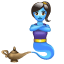 Genie in a bottle U + 1F9DE