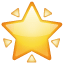 Sparkling star Whatsapp U+1F31F Sparkling star Whatsapp U+1F31F