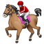 Horse race emoji U+1F3C7 Horse race emoji U+1F3C7
