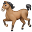 Horse emoji U+1F40E Horse emoji U+1F40E