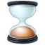 Sand glass smiley U+231B Sand glass smiley U+231B