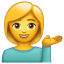 Emoji de balcão de informações U + 1F481