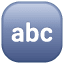 ABC button U+1F524 ABC button U+1F524