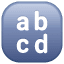 abcd button Whatsapp U+1F521 abcd button Whatsapp U+1F521