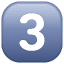 Button 3 symbol U+33 Button 3 symbol U+33