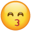 Smiley anticipa il bacio Whatsapp U + 1F619
