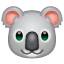 Koala smiley Whatsapp U+1F428 Koala smiley Whatsapp U+1F428