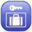 Sign suitcase with key U+1F6C5 Sign suitcase with key U+1F6C5