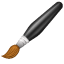 Paintbrush smiley U+1F58C Paintbrush smiley U+1F58C