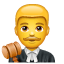 Giudice maschio emoji U + 1F468 U + 2696