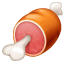 Meat knuckle emoji U+1F356 Meat knuckle emoji U+1F356