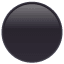 Black circle symbol U+26AB Black circle symbol U+26AB
