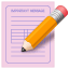 Notepad smiley U+1F4DD Notepad smiley U+1F4DD