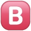 Button B symbol U+1F171 Button B symbol U+1F171